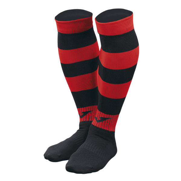 Joma Zebra II Socks BLACK-RED