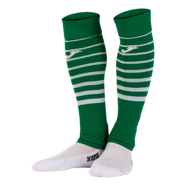 Joma Premier II High Socks Without Foot GREEN WHITE (2)