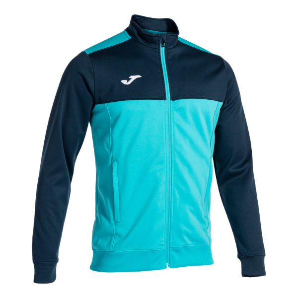 WINNER FULL ZIP SWEATSHIRT FLUOR TURQUOISE-NAVY