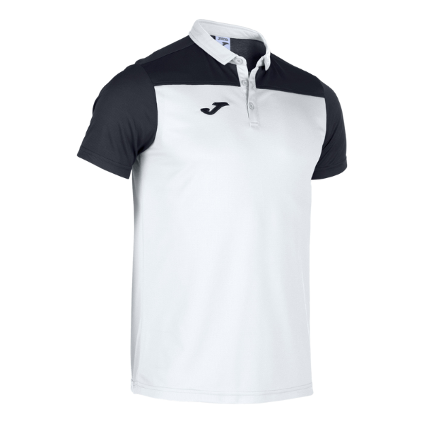 POLO SHIRT HOBBY II WHITE-BLACK S/S