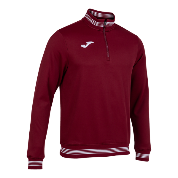 CAMPUS III SWEATSHIRT 1/2 ZIPPER BURGUNDY