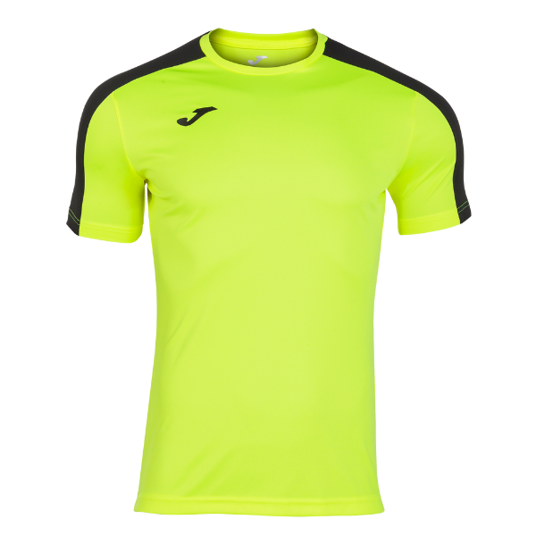 ACADEMY T-SHIRT FLUOR YELLOW-BLACK S/S