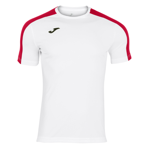 ACADEMY SHORT SLEEVE T-SHIRT WHITE RED