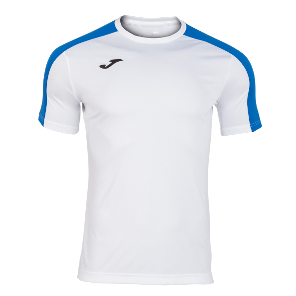 ACADEMY T-SHIRT WHITE-ROYAL S/S