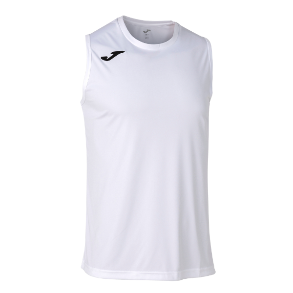 COMBI BASKET T-SHIRT WHITE SLEEVELESS