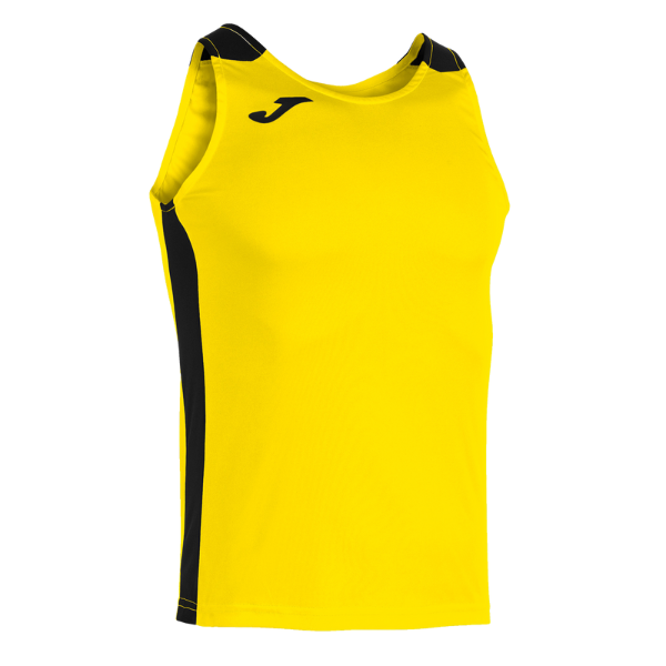 RECORD II TANK TOP YELLOW BLACK