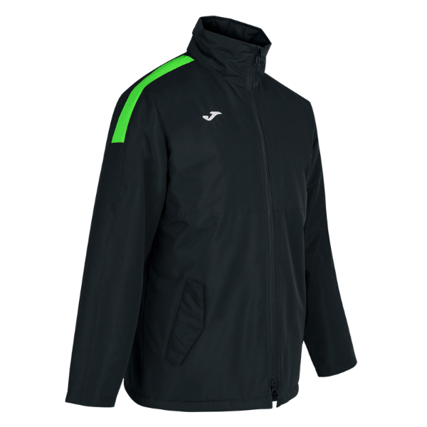 TRIVOR ANORAK BLACK FLUOR GREEN