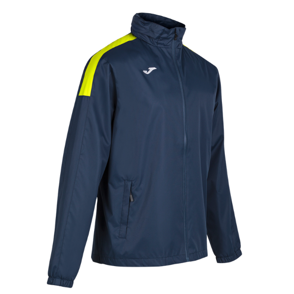 TRIVOR RAINCOAT NAVY FLUOR YELLOW