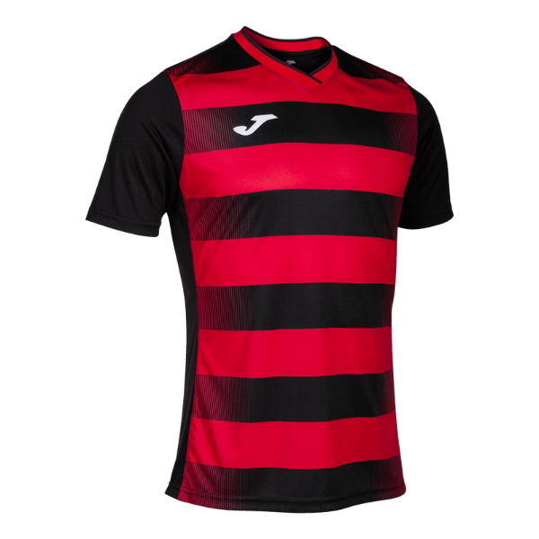 EUROPA V SHORT SLEEVE T-SHIRT BLACK RED