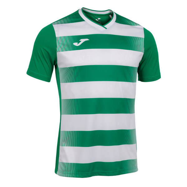 EUROPA V SHORT SLEEVE T-SHIRT GREEN WHITE