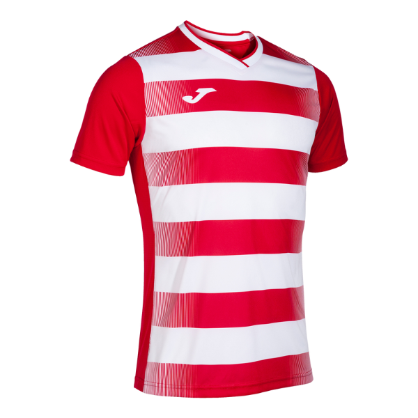 EUROPA V SHORT SLEEVE T-SHIRT RED WHITE