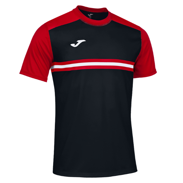 HISPA IV SHORT SLEEVE T-SHIRT BLACK RED