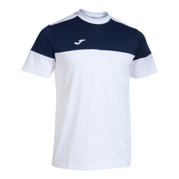 CREW V SHORT SLEEVE T-SHIRT WHITE NAVY