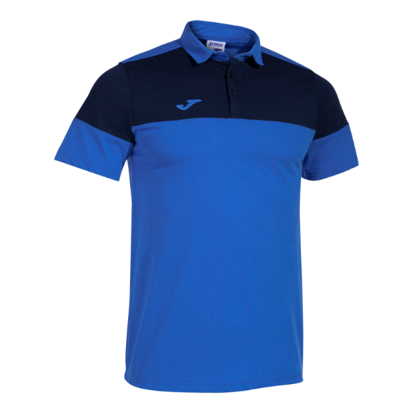 CREW V SHORT SLEEVE POLO ROYAL NAVY