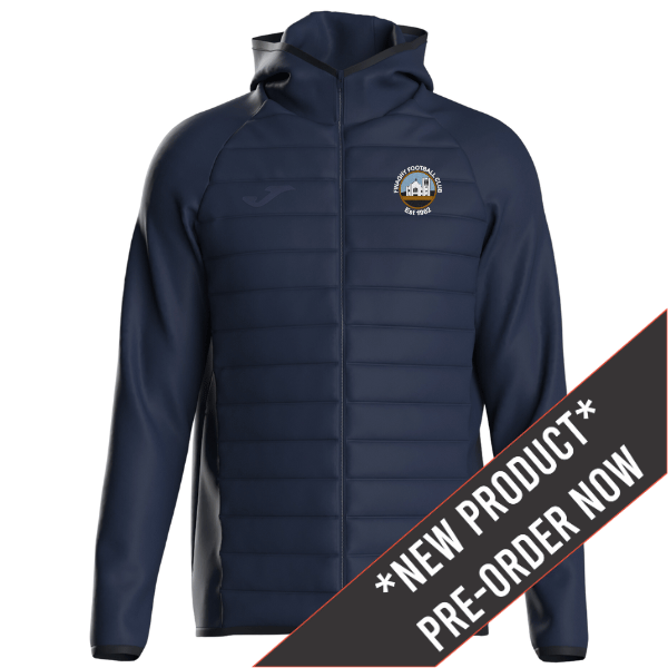 *PRE ORDER FOR JUNE DELIVERY* Finaghy Fc JOMA Berna III Windbreaker Navy