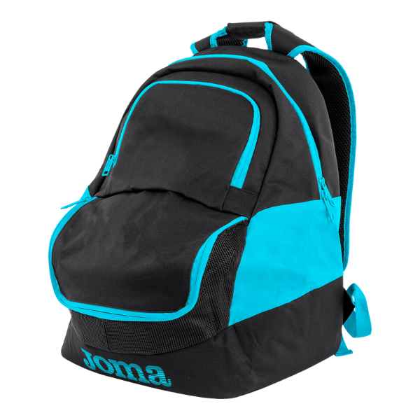 BACKPACK DIAMOND II BLACK-FLUOR TURQUOISE