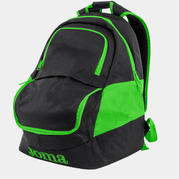 BACKPACK DIAMOND II BLACK-FLUOR GREEN