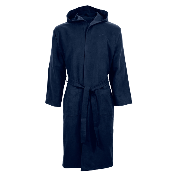 MICROFIBER BATHROBE DARK NAVY ADULT