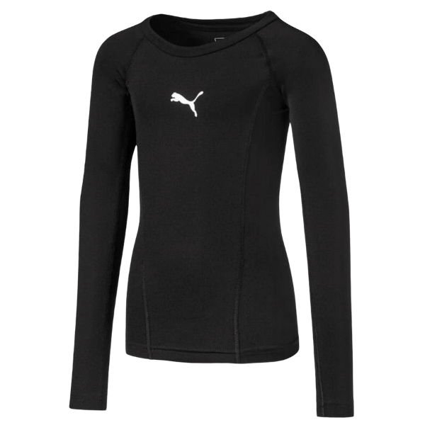 Puma teamLIGA Baselayer Tee LS Jr - Black