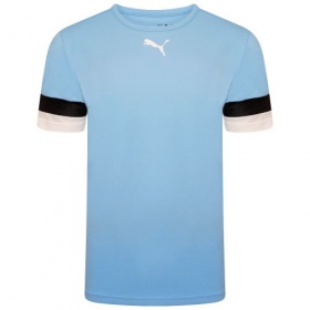 Puma teamRise Jersey Light Blue/Black/White