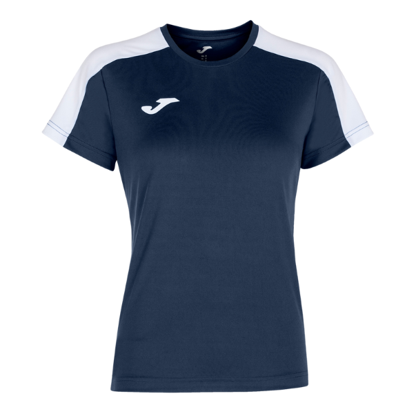 WOMEN'S ACADEMY T-SHIRT DARK NAVY-WHITE S/S