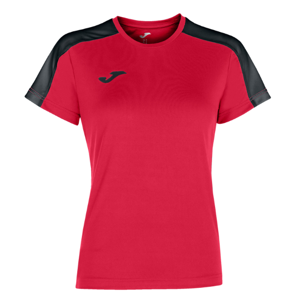 WOMEN'S ACADEMY SHORT SLEEVE T-SHIRT RED BLACK