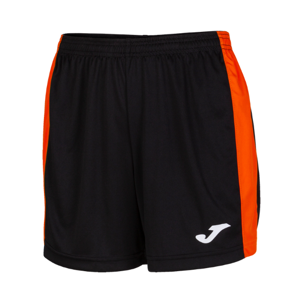 WOMEN'S MAXI SHORT BLACK ORANGE