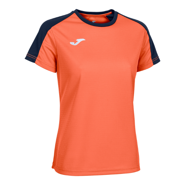 ECO CHAMPIONSHIP SHORT SLEEVE T-SHIRT FLUOR ORANGE NAVY (WOMENS)