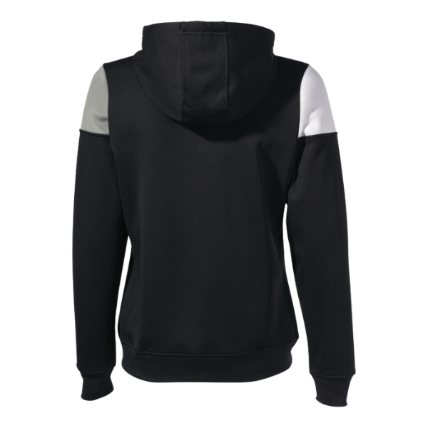 CREW V ZIP-UP HOODIE BLACK GREY WHITE (WOMENS)