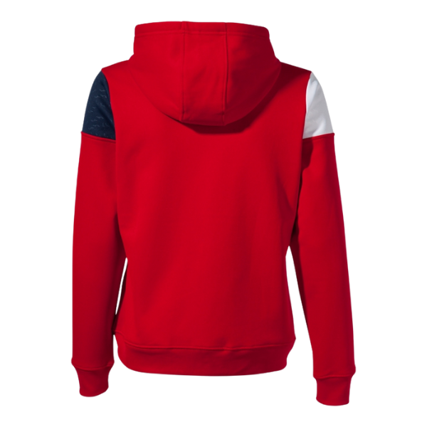 CREW V ZIP-UP HOODIE RED NAVY WHITE (WOMENS)