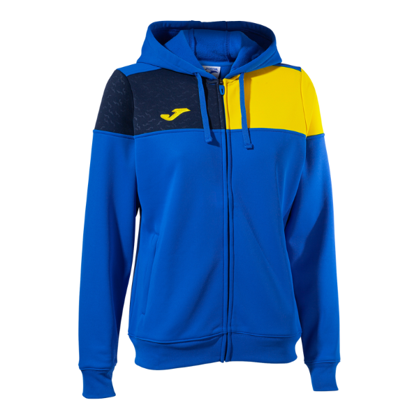 CREW V ZIP-UP HOODIE ROYAL YELLOW NAVY (WOMENS)