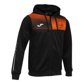 Lisburn Youth Joma Eco-Supernova Zip-Up Hoodie - Black / Orange