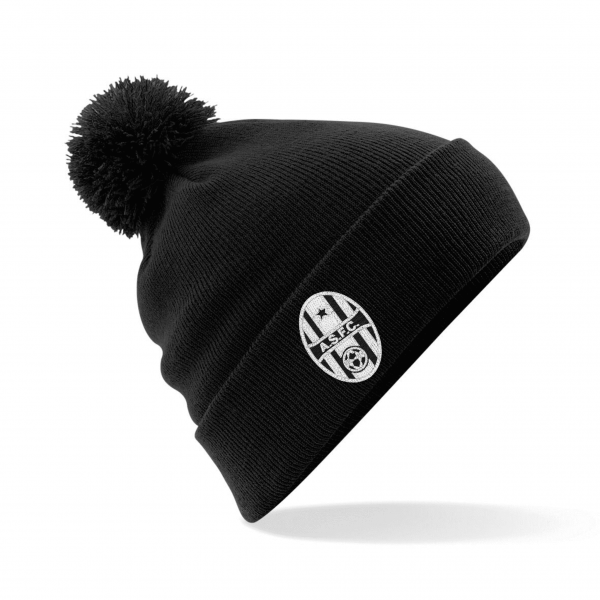 Albion Star FC Beechfield Original Pom Pom Beanie Black