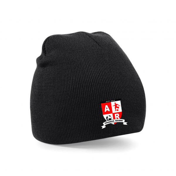 Ashgrove Rovers Seniors Beechfield Original Beanie Hat Black 2020
