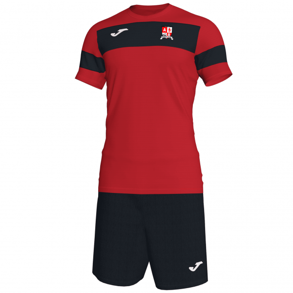Ashgrove Rovers Seniors Joma Academy II S/S (Shirt/Shorts) Red/Black 2020