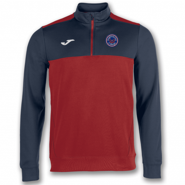 Aughnacloy College Joma Winner 1/4 Zip Sweatshirt Red/Dark Navy