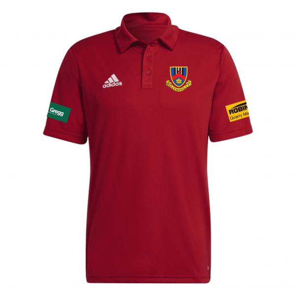 Ballymena Cricket Club Entrada 22 Polo Red