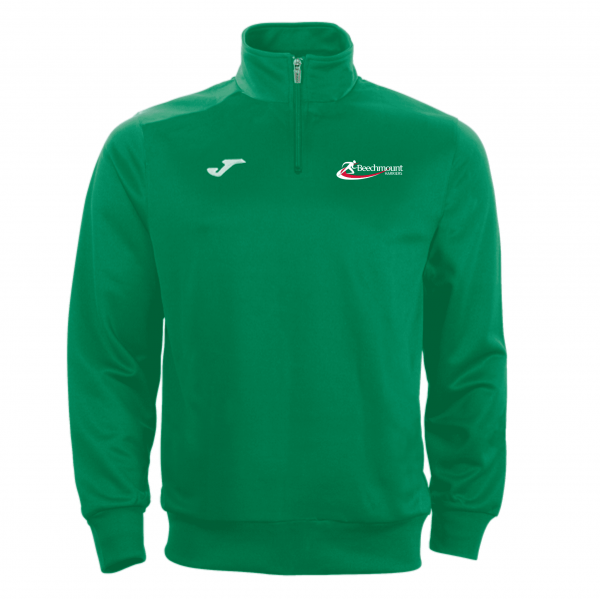 Beechmount Harriers Joma Combi 1/4 Zip Sweatshirt Green