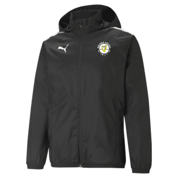 Belfast Celtic Puma Team Liga 25 Rain Jacket - Puma Black