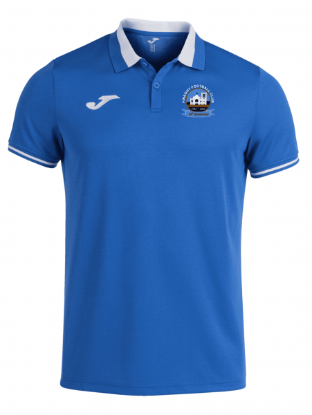 Finaghy FC 60th Anniversary Championship VI Mens Polo Blue/White