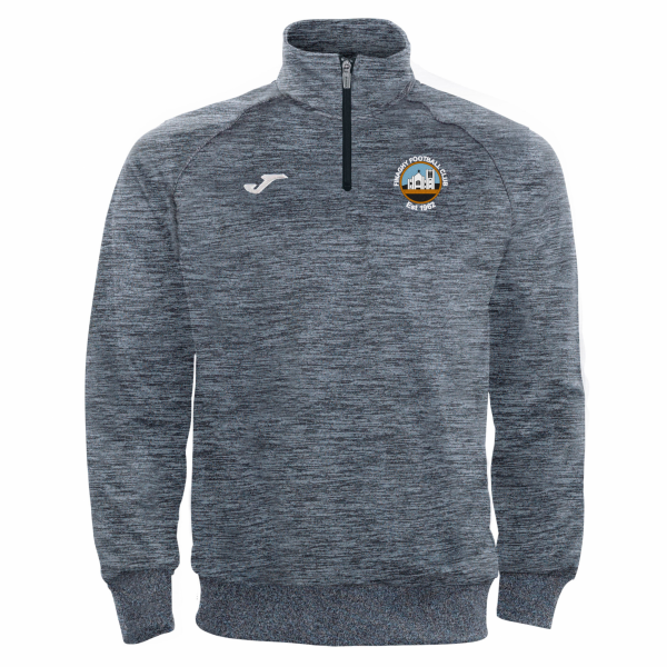 Finaghy FC Joma Combi 1/4 Zip Sweatshirt Grey