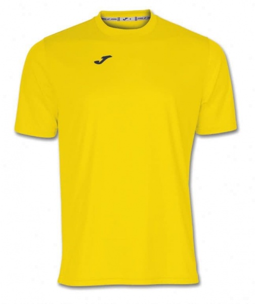 JOMA Combi Short Sleeve T-shirt - Yellow
