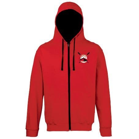 Killyleagh Coastal Rowing Club AWDis Varsity Zoodie Fire Red/Jet Black