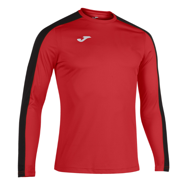 ACADEMY LONG SLEEVE T-SHIRT RED BLACK