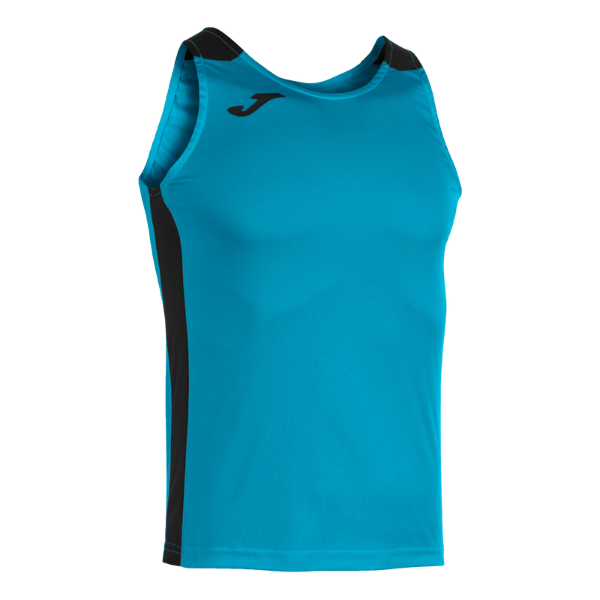 RECORD II TANK TOP TURQUOISE BLACK