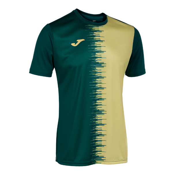 CITY II SHORT SLEEVE T-SHIRT GREEN YELLOW TeamwearIreland.com