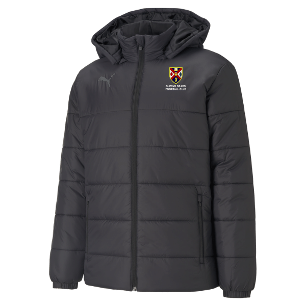 Queens Grad Puma Team Liga Padded Jacket - Puma Black