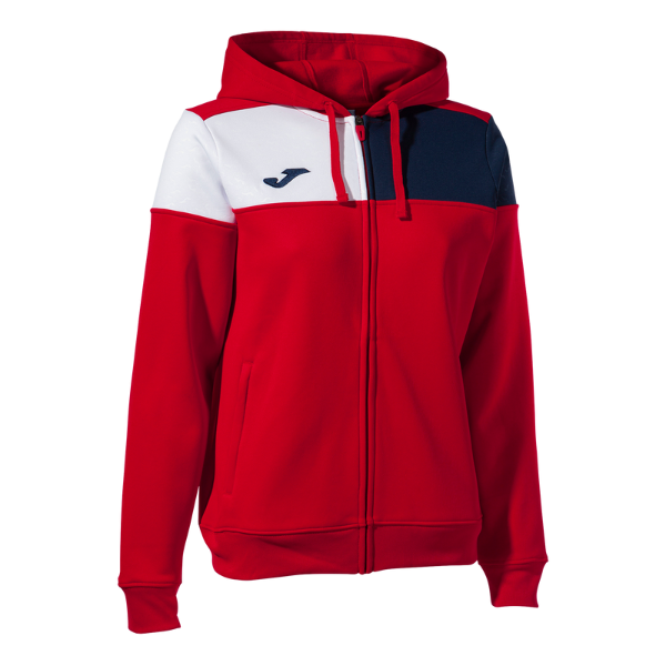 CREW V ZIP-UP HOODIE RED NAVY WHITE (WOMENS)