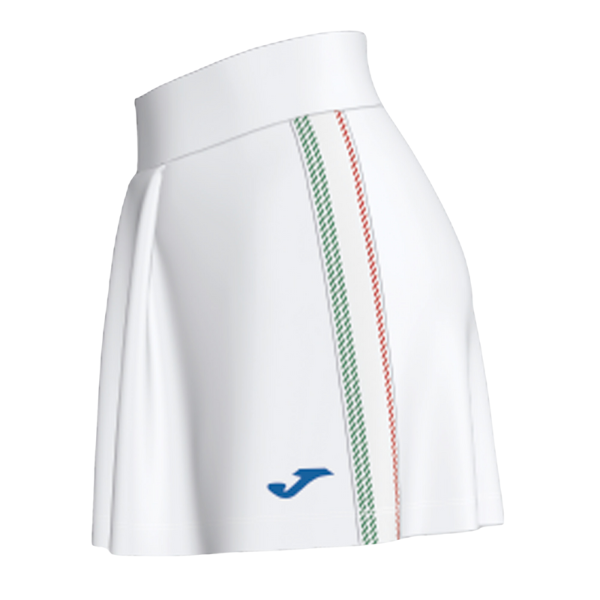 FED. ITALIA TENIS SKIRT WHITE