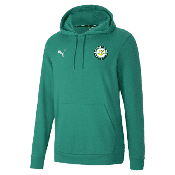 Belfast Celtic Puma Goal Casuals Hoodie - Pepper Green